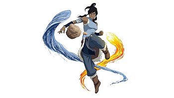 Korra: Simple background, Elemental mastery, 299202 HD wallpaper