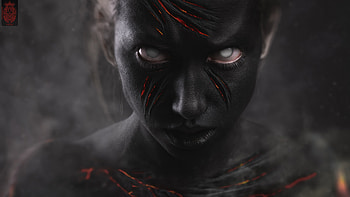 face, paint HD wallpaper