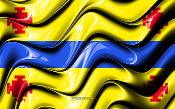 Popayan Flag, , Cities of Colombia, South America, Day of Popayan, Flag of Popayan, 3D art, Popayan, colombian cities, Popayan 3D flag, Colombia HD wallpaper