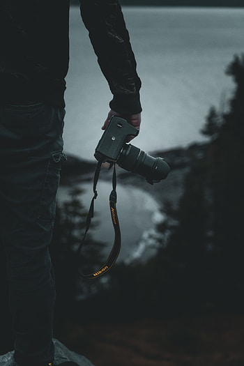 Dark, Silhouette, Technologies, Technology, grapher, Camera HD phone wallpaper