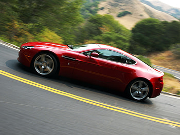 Aston Martin, Cars, Asphalt, Side View, Style, 2008, V8, Vantage HD wallpaper