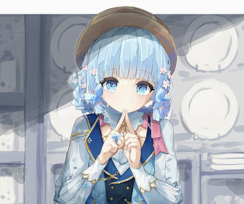 Kamisato Ayaka, Kamisato Ayaka (Genshin Impact), video game, Genshin Impact HD wallpaper