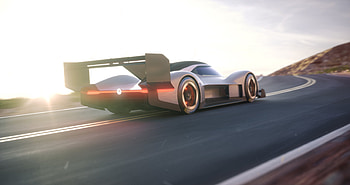 Volkswagen I.D. R pikes peak, on road, 2018, rear HD wallpaper