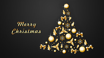 Golden Snowflakes Christmas Decoration Stars Ornaments Christmas HD wallpaper