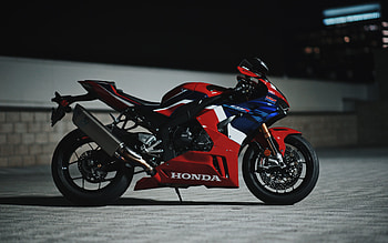 Honda CBR1000RR, 2021, side view, exterior, new red CBR1000RR, sport bike, Japanese sports motorcycles, Honda HD wallpaper