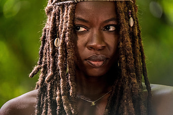 Actress Danai Gurira, Girl, Michonne, The Walking Dead HD wallpaper