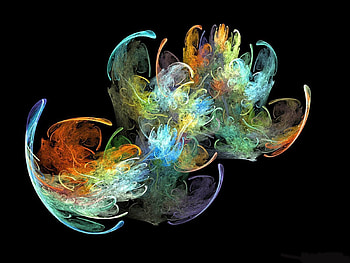 Abstract, Multicolored, Motley, Fractal, Flash, Flight, Rotation HD wallpaper