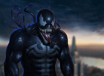 Venom Digital Art, venom, supervillain, digital-art, artwork, art, deviantart HD wallpaper