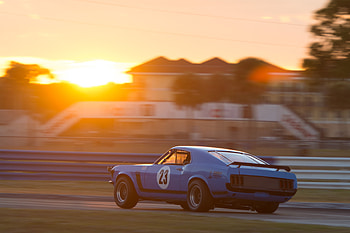 Retro Ford Mustang, Autocross HD wallpaper