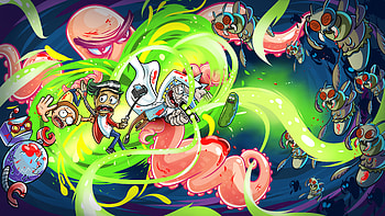 Rick And Morty Artwork , rick-and-morty, cartoons, tv-shows, rick, morty, animated-tv-series, artwork, artist, digital-art, behance HD wallpaper