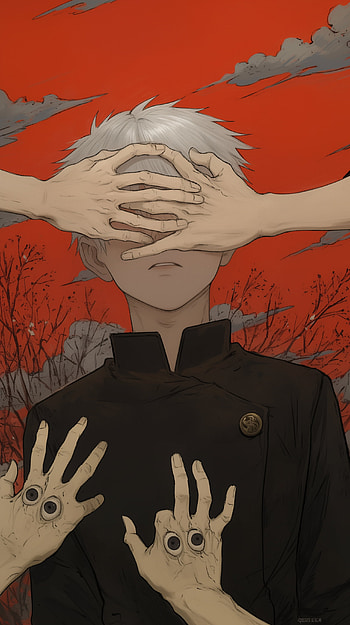 Kid Gojou Eyes Stolen, Anime, Jujutsu Kaisen, Satoru Gojo HD phone wallpaper