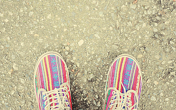 Miscellanea, Miscellaneous, Sneakers, Striped, Style, Shoes, Footwear, Laces, Shoelaces HD wallpaper
