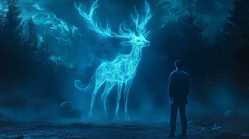 Magical Patronus: from the Harry Potter Fantasy World, movie, Harry Potter, Fantasy Animal HD wallpaper