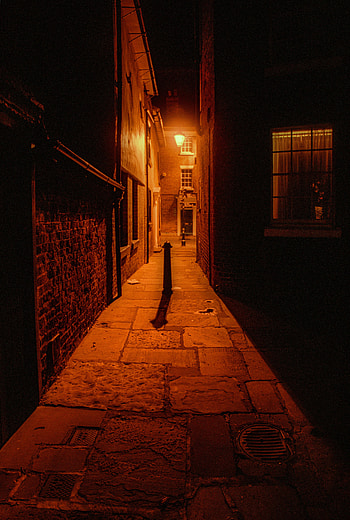 Cities, Road, Night City, Lamp, Lantern, Glow, Street HD phone wallpaper