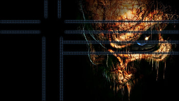 Skull, creature, fantasy, dark HD wallpaper