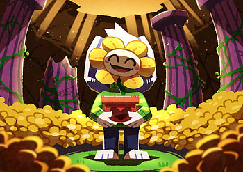 I'm your best friend, Flowey (Undertale), Asriel (Undertale), video game, Undertale HD wallpaper