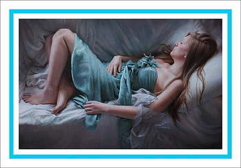 sleeping, erotic, women, turqoise, wife HD wallpaper