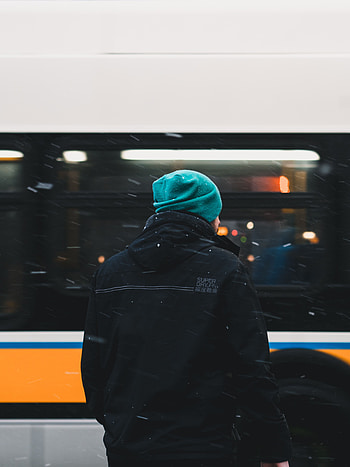 Snow, Glare, Miscellanea, Miscellaneous, Human, Person, Street HD phone wallpaper