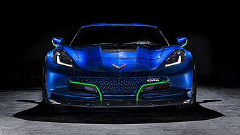 Corvette Genovation GXE, front, sports car HD wallpaper