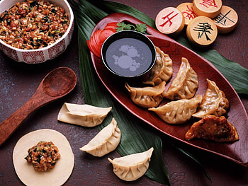 Food, Filling, Sauce, Stuffing, Meat Dumplings, Dumplings, Japanese Cuisine, Japanese Kitchen HD wallpaper