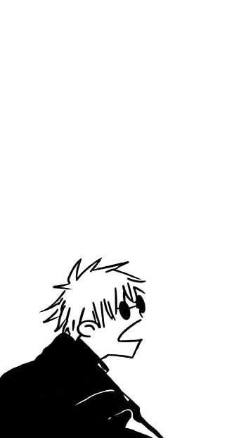 gojo satoru, art, line_art HD phone wallpaper