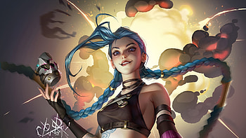 Jinx Arcane HD wallpaper