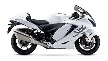 Suzuki Hayabusa, White background, 2022 model, resolution HD wallpaper