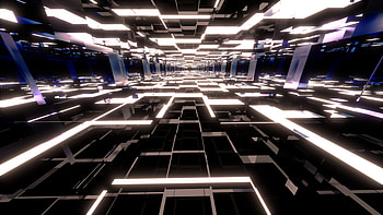 Black Pearl Glass Tunnels, light, dark, black, glass, mirror, Abstract, 3D, abstract black, Abstract glass HD wallpaper