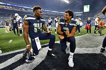 Dk Metcalf and Russell Wilson, Legion of Boom HD wallpaper