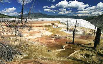 Nature, Rivers, Source, Reserve, Yellowstone, Thermal HD wallpaper