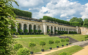 Baroque Palace Park, baroque, Germany, palace, park HD wallpaper