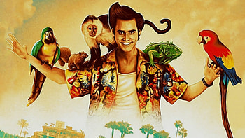 Jim Carrey, Ace Ventura, Pet detective, Movie poster HD wallpaper
