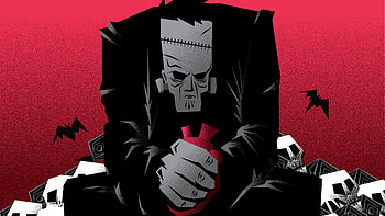 Frankenstein , superheroes, artist, artwork, digital-art, behance HD wallpaper
