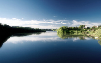 Nature, Clouds, Lake, Reflection, Shore, Water Surface, Shores HD wallpaper