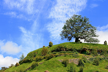 Hobbit pub bag end, Hobbiton film set, New Zealand HD wallpaper