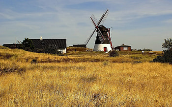 Nature, Field, Farm, Mill, Buildings, Built HD wallpaper