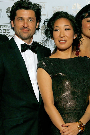 Sandra Oh, Grey's Anatomy, Real-life , Cast reunion HD phone wallpaper