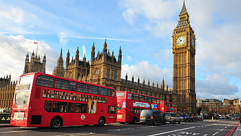 London architecture, Westminster Abbey, City bus travel, Tourism hotspot HD wallpaper