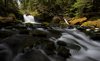 Nature, Water, Stones, Waterfall, Flow, Moss, Stream HD wallpaper