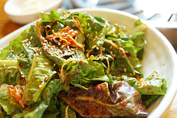 Food, Leaves, Salad, Sauce HD wallpaper