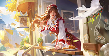 Fantasy Girl with Doves, art, fantasy, digital, , girl, doves HD wallpaper