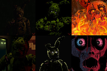 Springtrap (Five Nights At Freddy's), Video Game, Five Nights At Freddy's 3 HD wallpaper