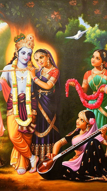 Radha Krishna , Raasleela, kanhaiya, nathkhat HD phone wallpaper