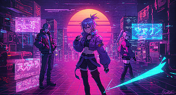 Sci-Fi Vibes: Ultra Adventure, Sci Fi Anime, vaporwave, cyberpunk, Anime, futuristic HD wallpaper