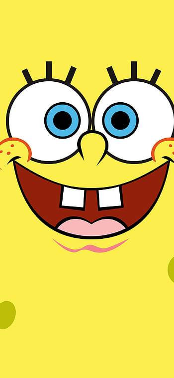 SpongeBob SquarePants, Minimalist design HD phone wallpaper