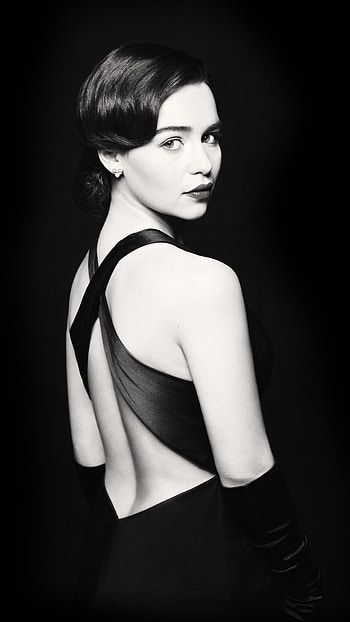 Emilia Clarke, hollywood actress, beautiful HD phone wallpaper