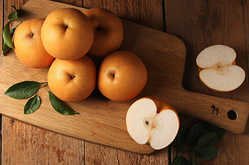 Fruits, Food, Cutting Board, Chinese Pear HD wallpaper