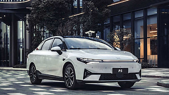 4-door sedan, XPeng HD wallpaper