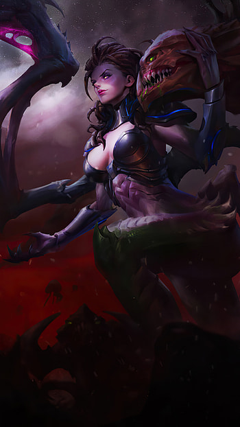 Sarah Kerrigan, Starcraft sci-fi, Alien HD phone wallpaper