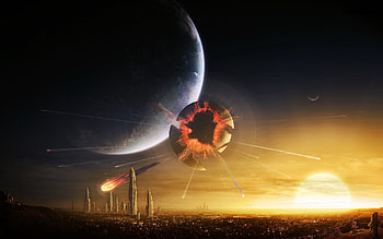 Fantasy, Planets HD wallpaper